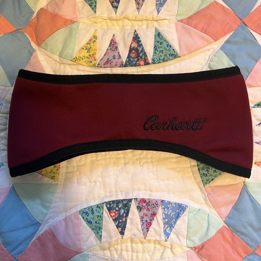 Carhartt Maroon and Black Headband